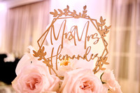 Reception: First dance + Speeches + Cake