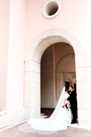 First Look + Bride and groom portraits